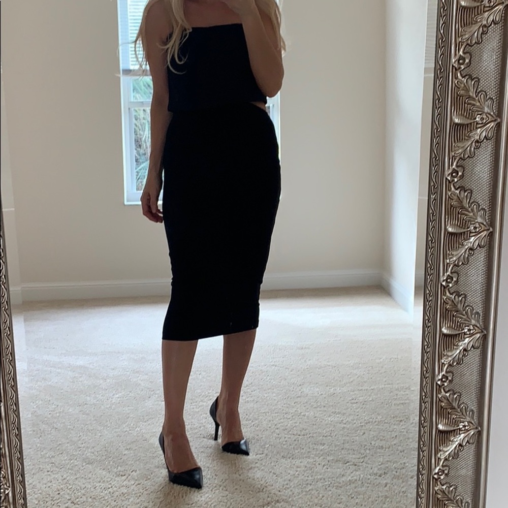 🌺RACHEL 🌺Rachel Roy Cropped Cutout Sheath Dress - Picture 5 of 16